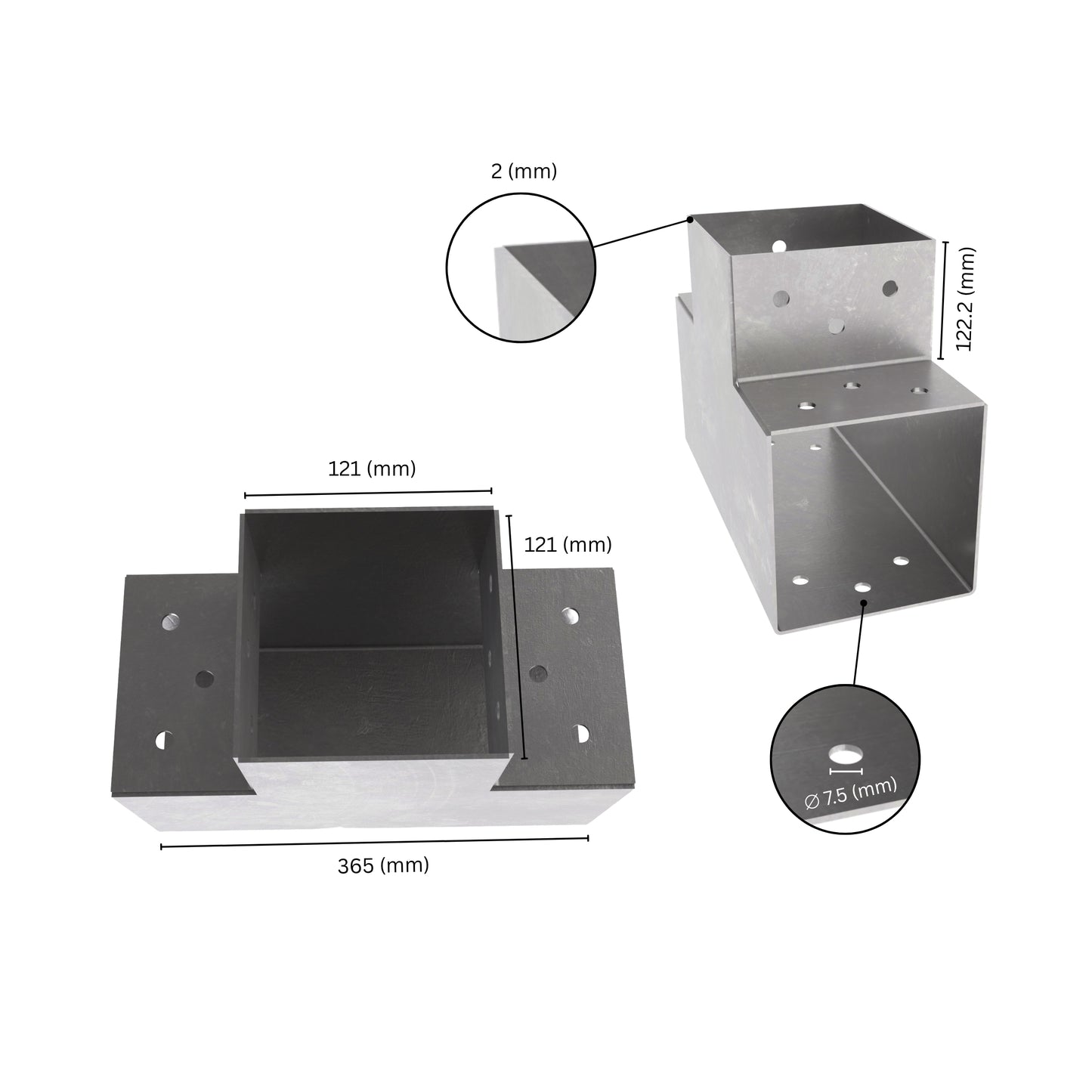 Conector de Poste en T