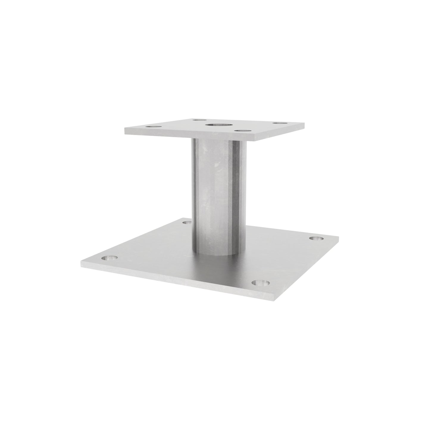 Anclaje de placa de soporte de poste