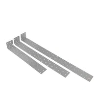 Flat steel anchor for concrete