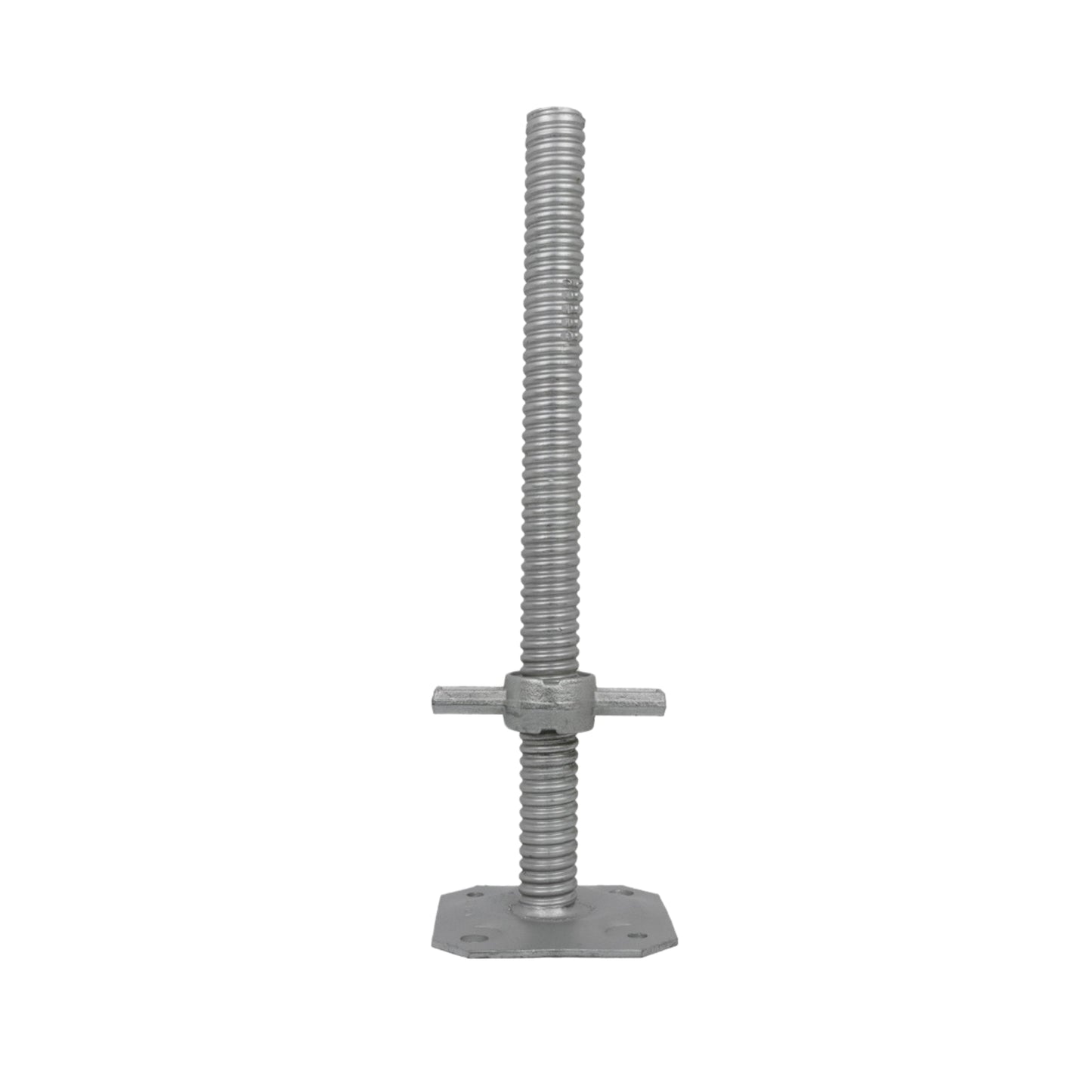Scaffolding adjustable levelling base jack