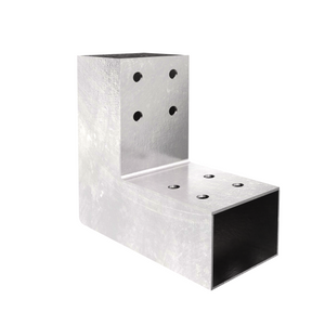 L shaped post connector