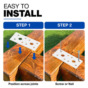 Flat connector plate - bundle view 1