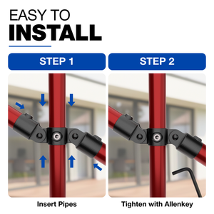Double inline swivel combination tube clamp - detail view 10