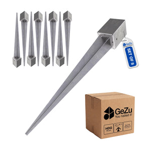 Fence post spike - 101 x 101 x 750 mm - Gezu Impex