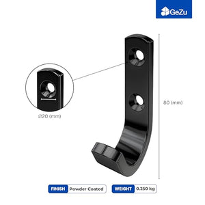 Coat Hook, J Hook - detail view 3