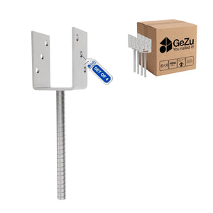 U shape post support holder - 101 x 300 x 60 x 4 mm - Gezu Impex
