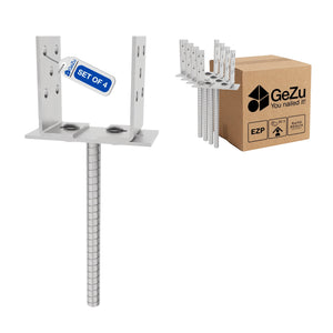 Width adjustable U Shape Fence Post Support - 200 mm - Gezu Impex