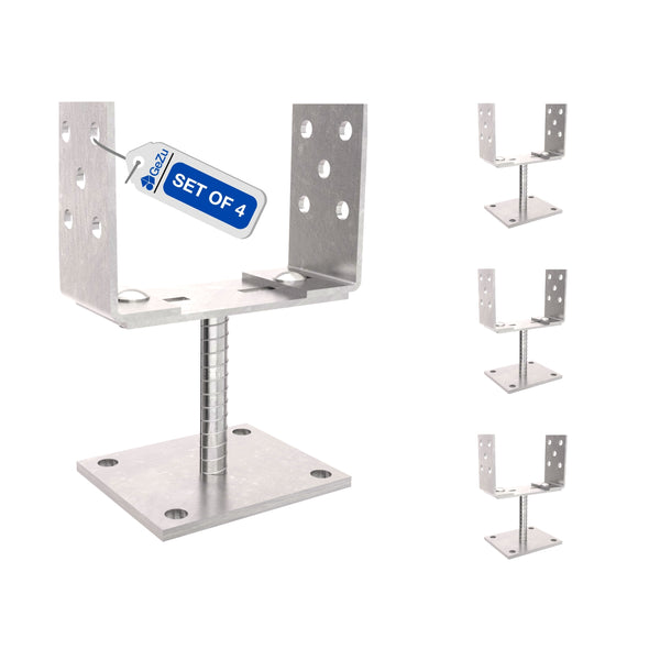 Bolt Down U Post Support Holder | Width Adjustable Bundle