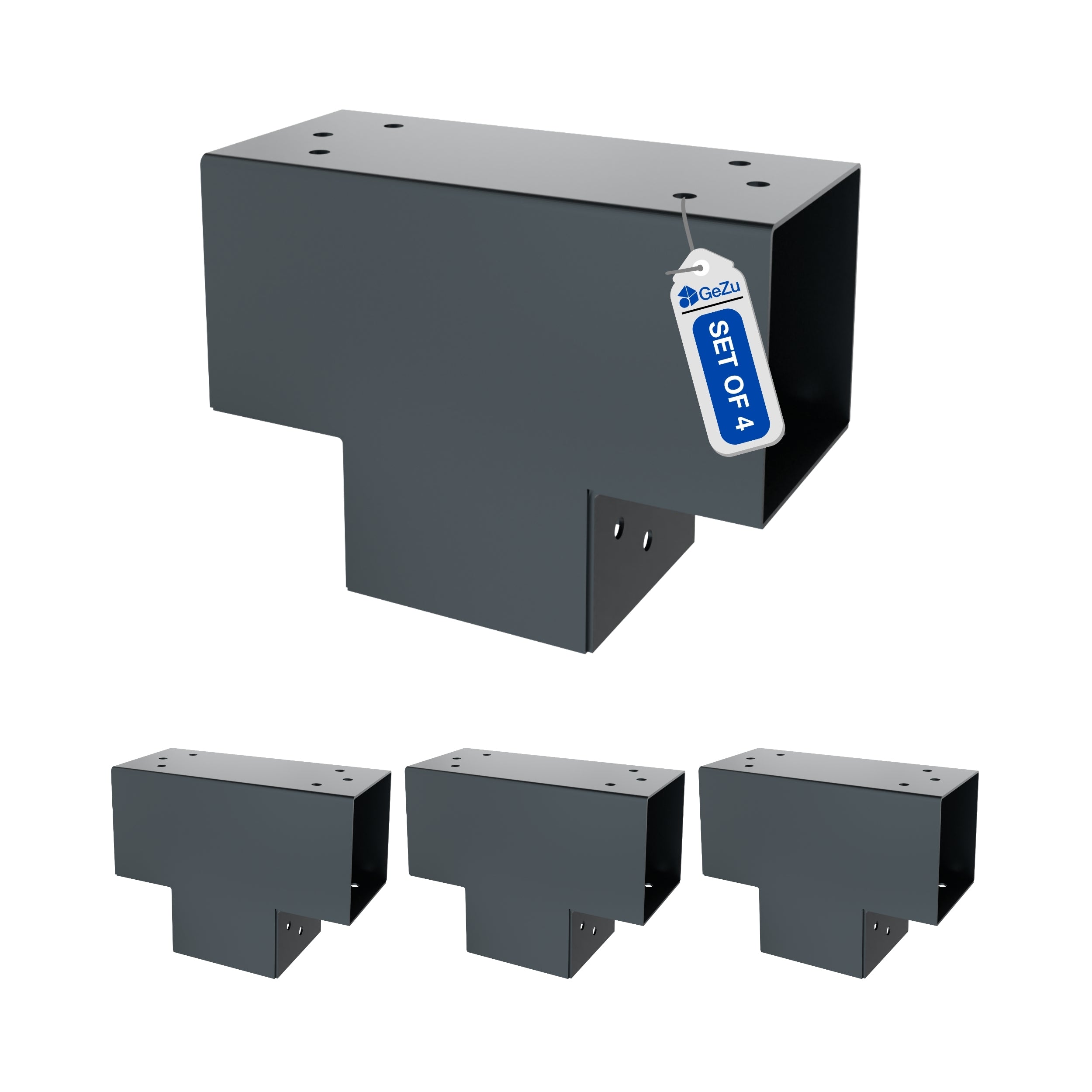 3-Way Post Connector T Shape | Pergola Corner Bracket Bundle