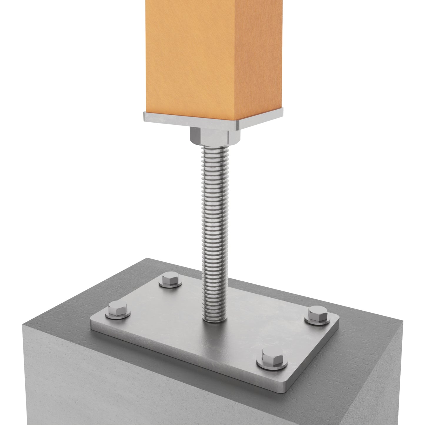 Soporte regulable para poste