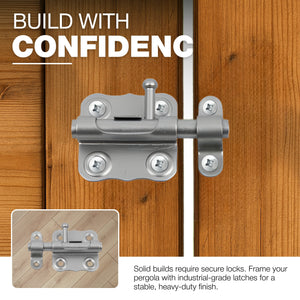 Barrel Bolt Door Lock - detail view 3