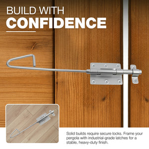 Monkey Tail Bolt Door Lock - detail view 3