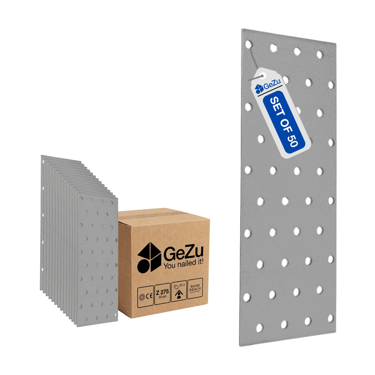 Perforated wood connector plate, pack of 50 - detail view 7