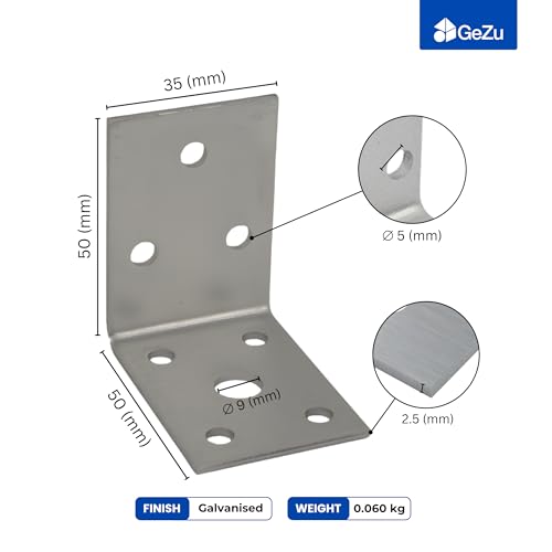 Angle Bracket Galvanised – Pack of 50 - detail view 1