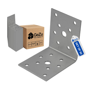 Perforated angle bracket - 70 x 70 x 55 x 2.5 mm - Gezu Impex