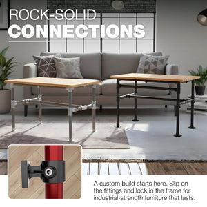 Wall mounted handrail bracket tube clamp - detail view 13