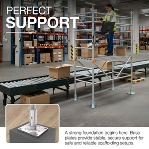 Scaffolding base plate bundle - detail view 6