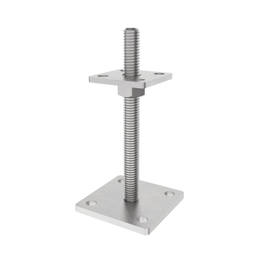 Height Adjustable Bolt Down Post Support | Adjustable Post Base