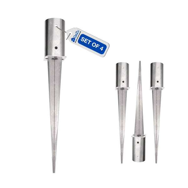 Round Drive In Fence Post Spike Bundle
