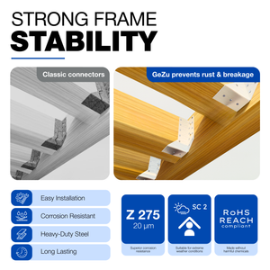 Adjustable joist hanger, split joist hanger bundle - detail view 6
