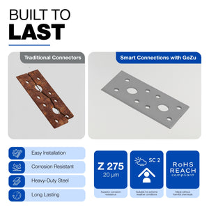Flat connector plate - bundle view 4