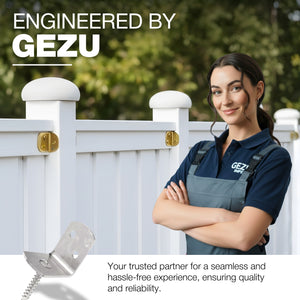 L-shape braided fence panel bracket, wattle fence holder - detail view 8