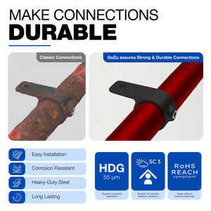 Single lugged bracket tube clamp - detail view 14