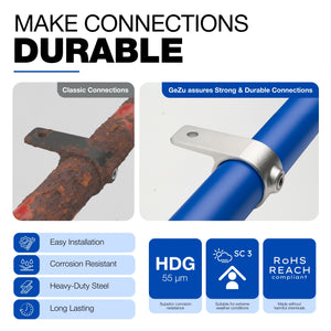 Single lugged bracket tube clamp - detail view 8