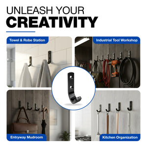 Coat hook, J hook - size chart 5