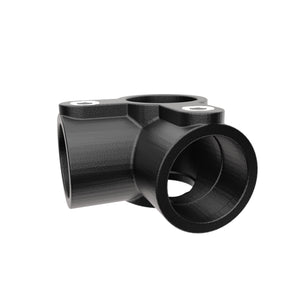 3 Way Mid Rail Corner Tube Clamp black