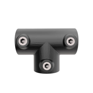 Long tee tube clamp black