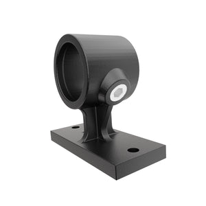 Wall Mount Tube Clamp Handrail Bracket Black