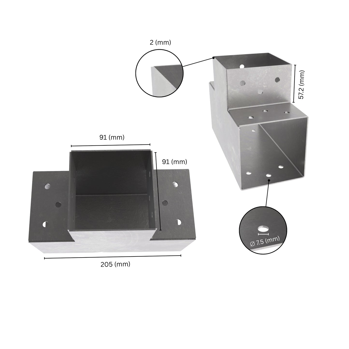 Conector de Poste en T