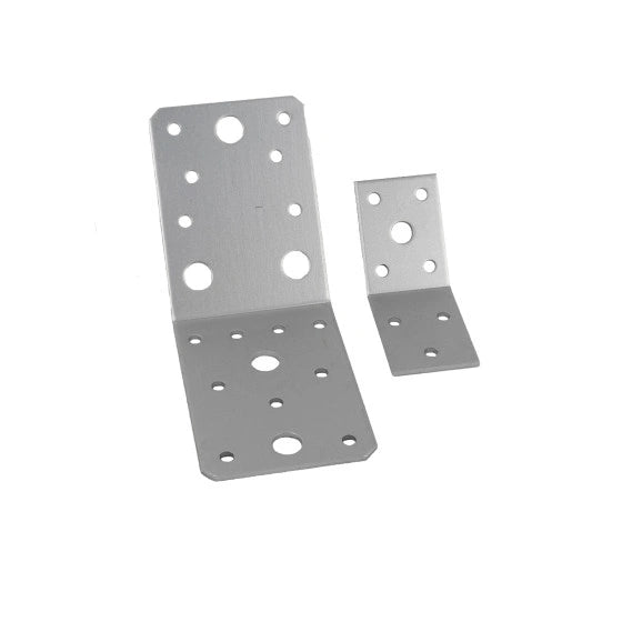 Angle Bracket joining plates for wood metal mending flat brackets perforated sheet Connecting connector