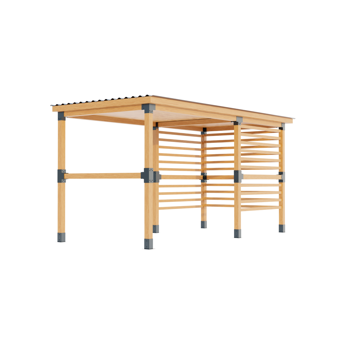 DIY carport frame kit - detail view 6