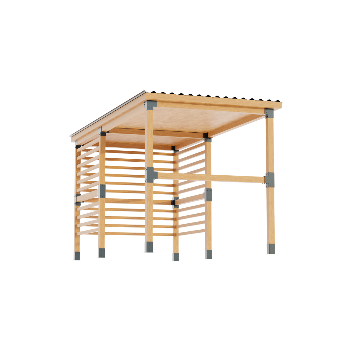 DIY carport frame kit - detail view 5