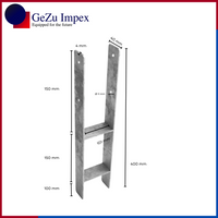 101 x 400 x 40 x 4 mm / Hot Dip Galvanised