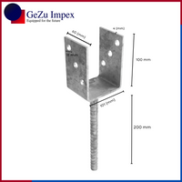 101 x 300 x 60 x 4 mm / Hot Dip Galvanised