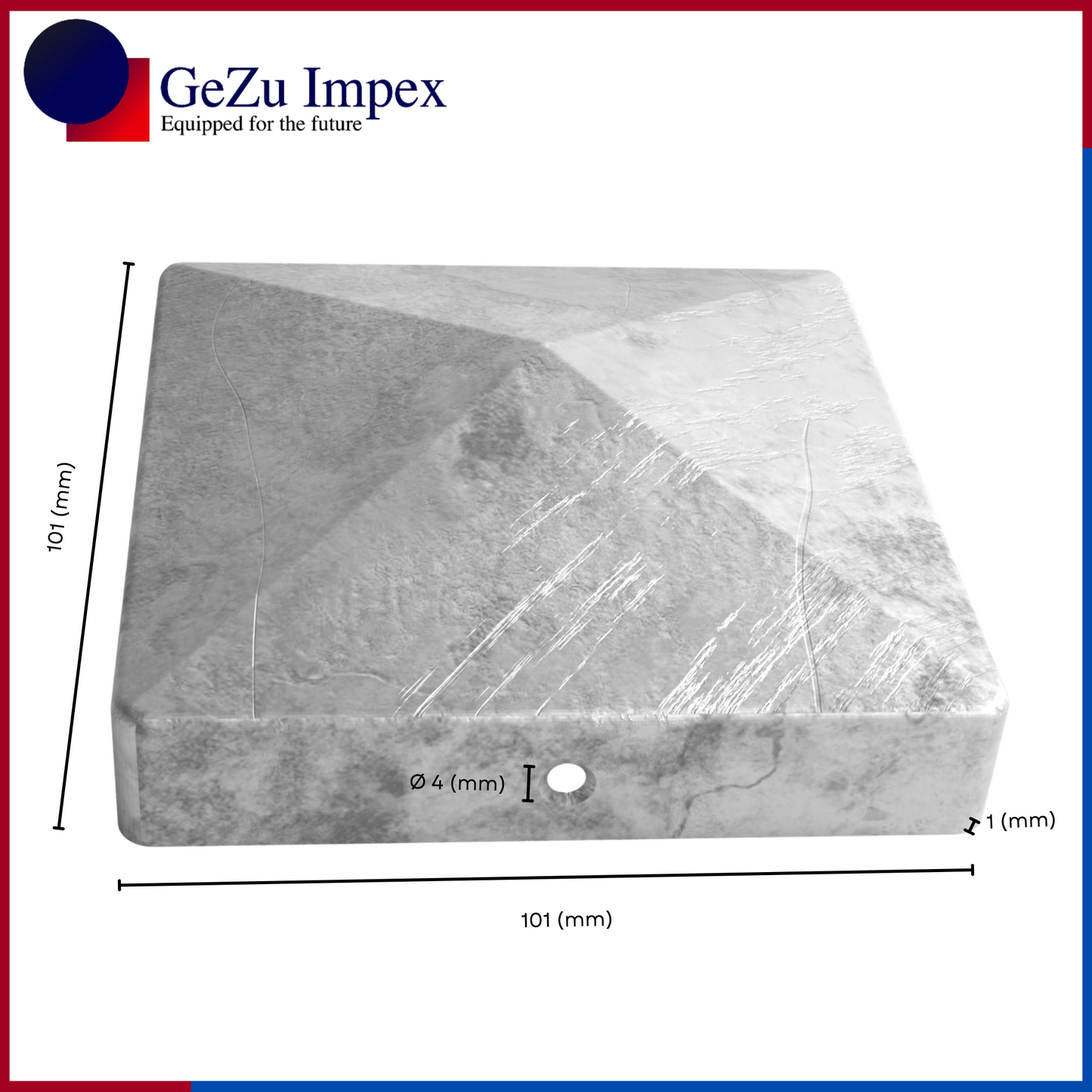 101 x 101 mm / Hot Dip Galvanised