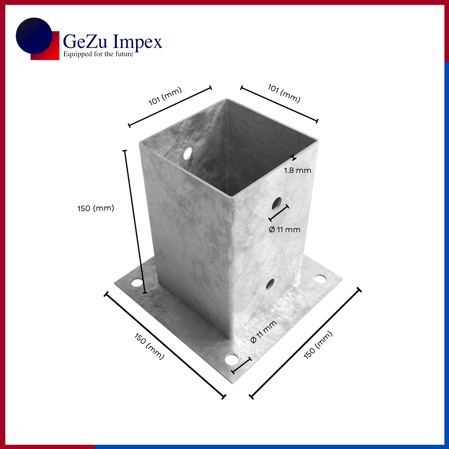 101 x 150 m / Hot Dip Galvanized