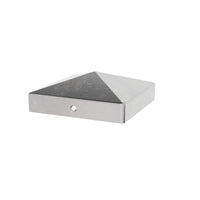 Square post cap pyramid