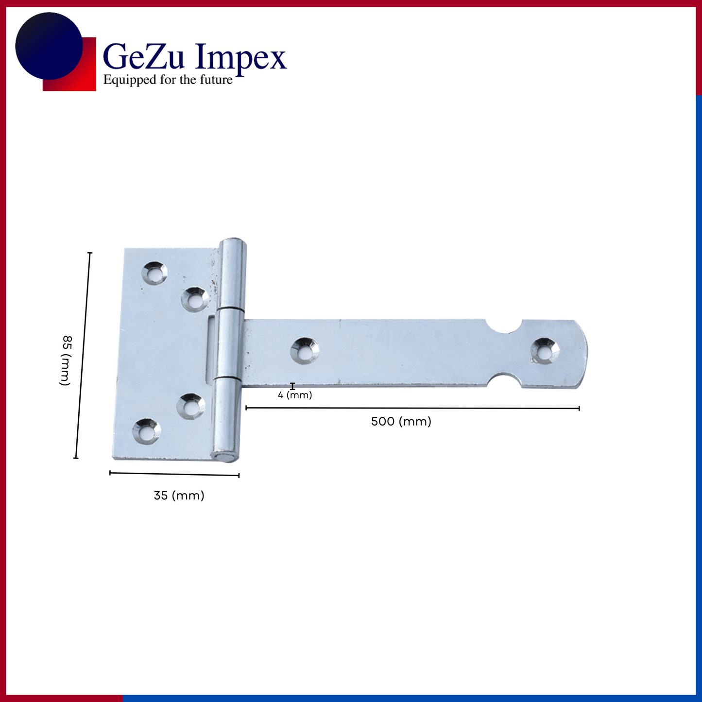 500 mm / Electroplated