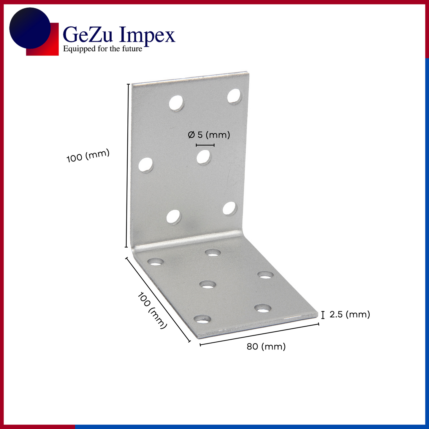 100x100x80 mm / Pre-Galvanised