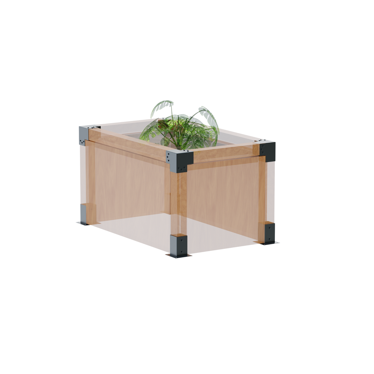 DIY planter frame kit - detail view 4