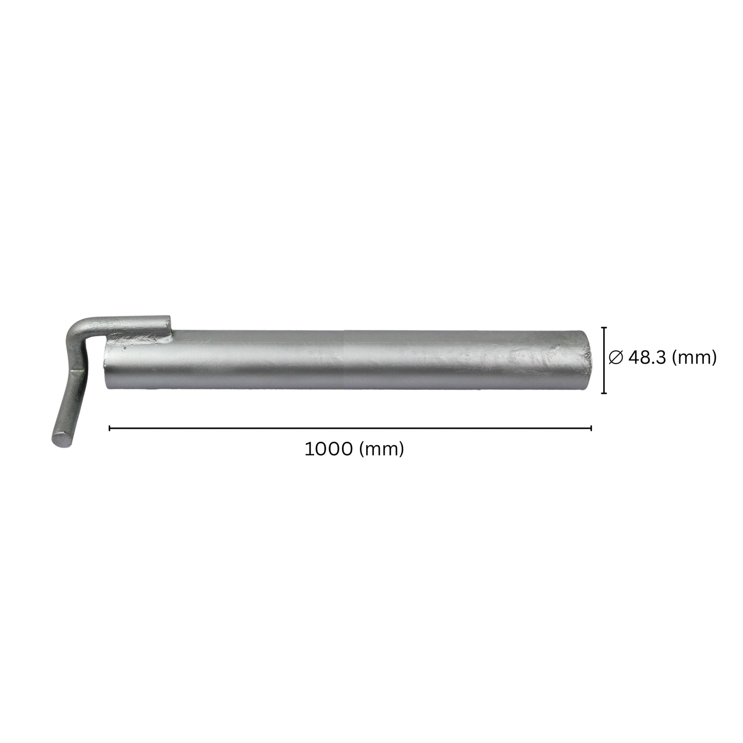 Scaffolding wall tie anchor tube