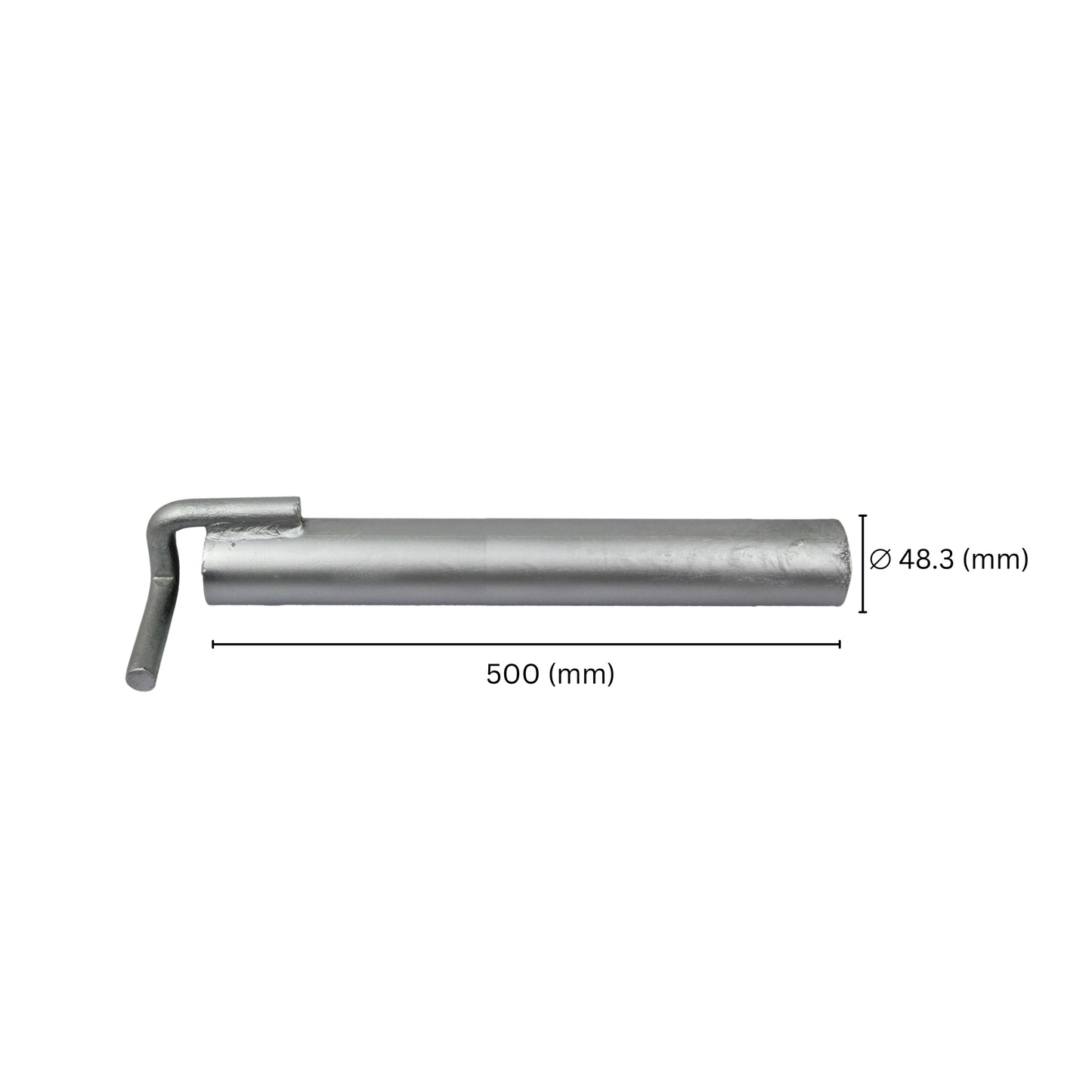 Scaffolding wall tie anchor tube