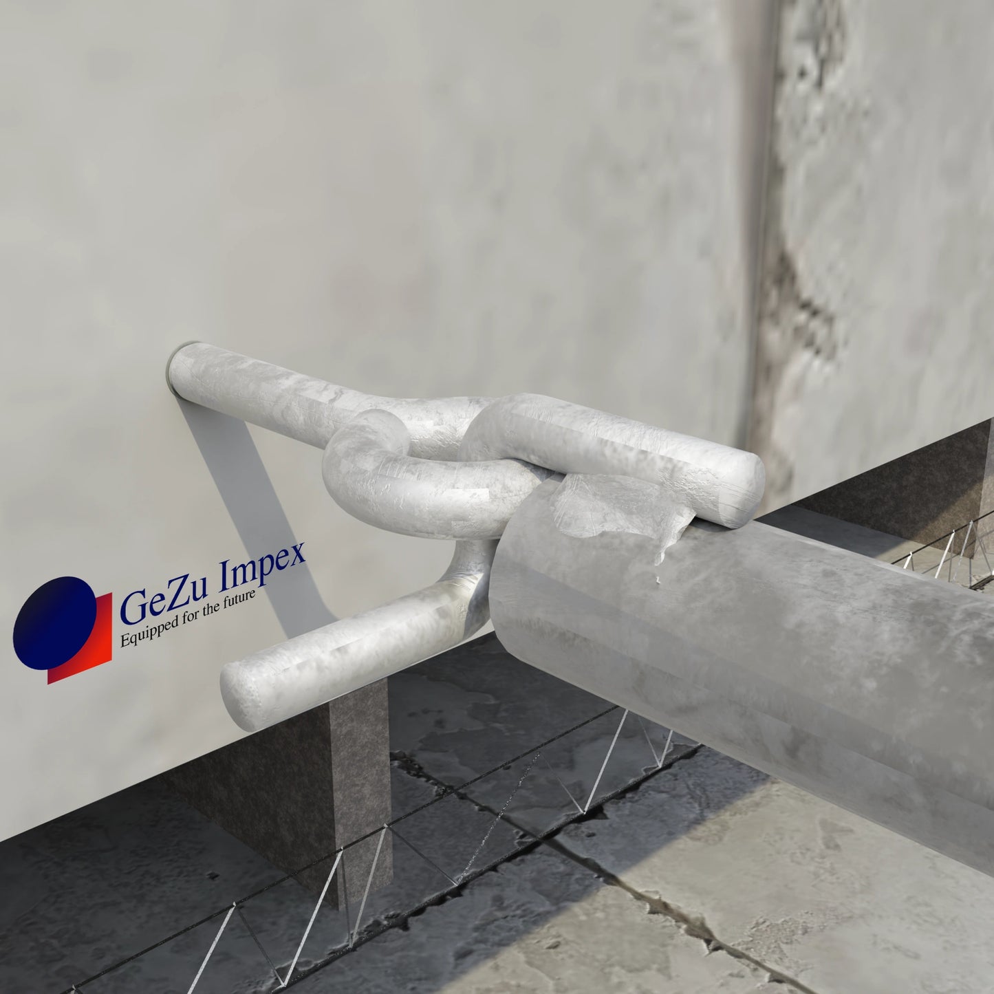 Scaffolding wall tie anchor tube