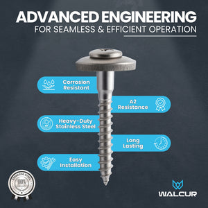 Spengler roofing screw - specification chart