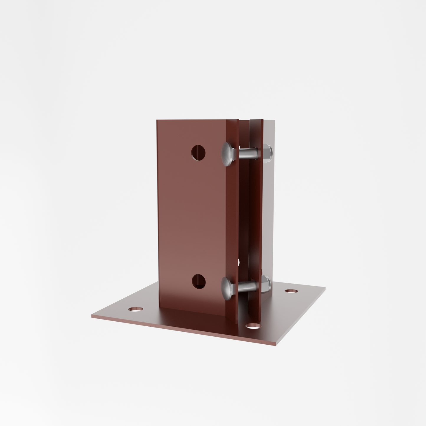 Ajustable Soporte de Poste Atornillable