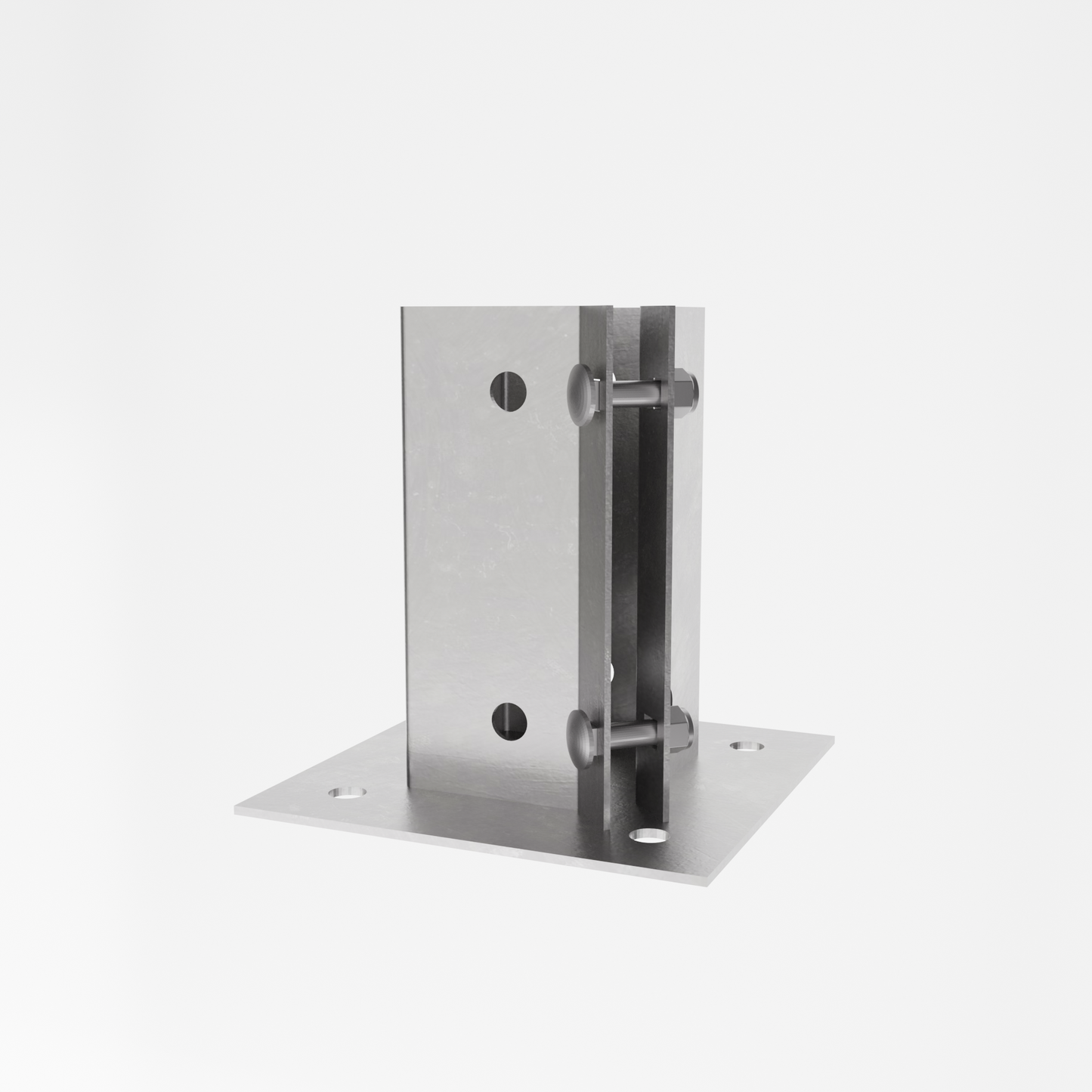 Ajustable Soporte de Poste Atornillable